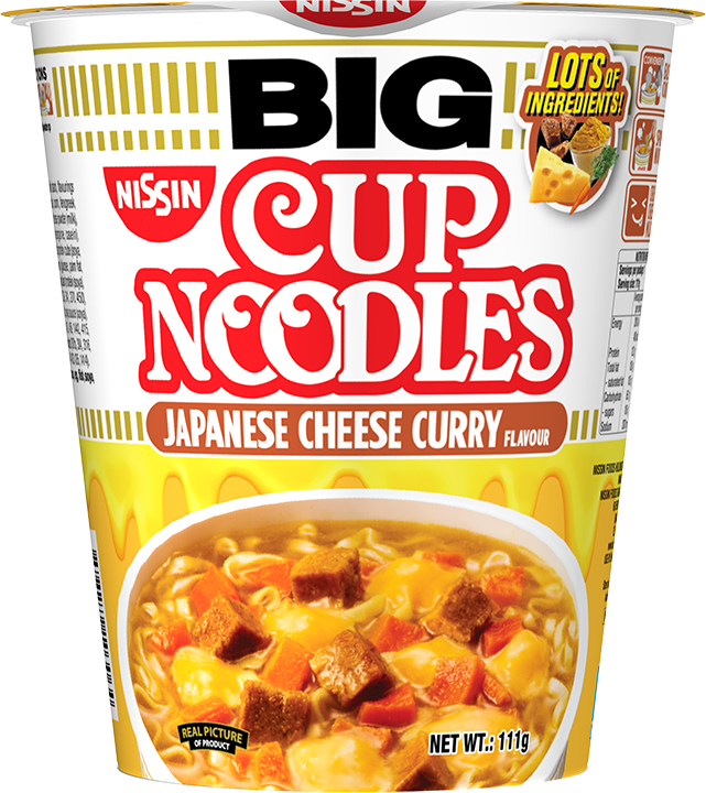 NISSIN BIG CUP NOODLES JAPANESE CHEESE CURRY | NISSIN FOODS SINGAPORE